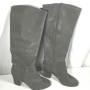 Bella Vita Kassidy II Knee High Boots Gray Size 9W